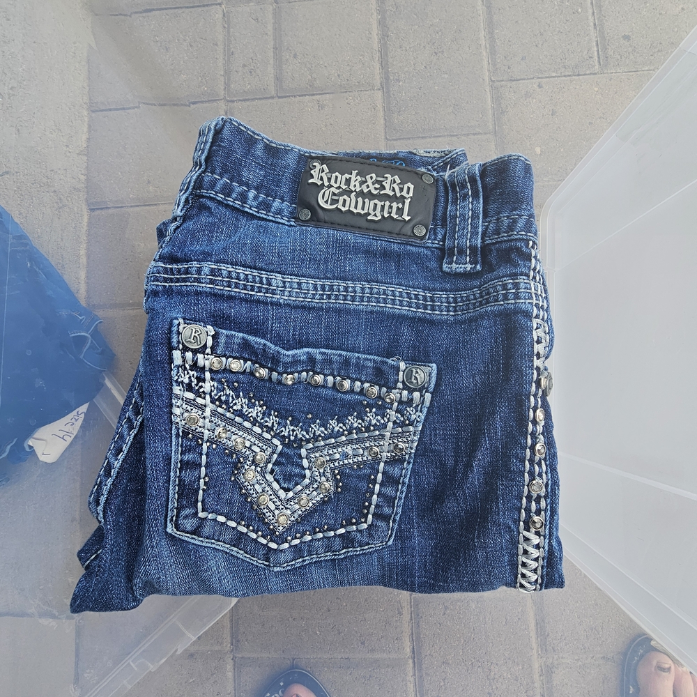 Rock & Roll Cowgirl Blue Boot Cut Denim